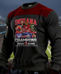 Indiana Hoosiers Crewneck Sweatshirt Hoodie 2026 College Football Playoff Champions Series IH202628