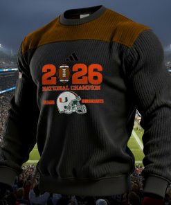 Miami Hurricanes 2026 National Champions Crewneck Sweatshirt ? College Football Playoff MH32466