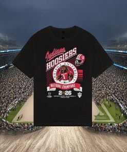 Indiana Hoosiers 2026 National Champions T-Shirt ? College Football Playoff ID202632