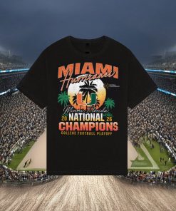 Miami Hurricanes 2026 College Football Playoff National Champions T-Shirt MH29902