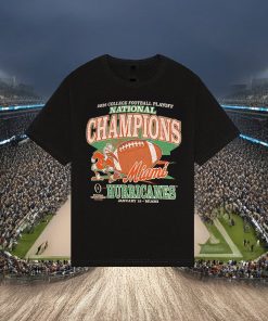 Miami Hurricanes 2026 College Football Playoff National Champions T-Shirt MH29903