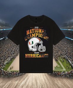 Miami Hurricanes 2026 College Football Playoff National Champions T-Shirt MH29904