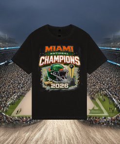 Miami Hurricanes 2026 College Football Playoff National Champions T-Shirt MH29906