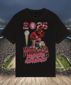 Indiana Hoosiers 2026 National Champions T-Shirt – College Football Playoff Victory
