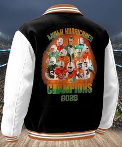 Miami Hurricanes 2026 National Champions College Jackets ? College Football Playoff MH32459