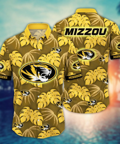 Missouri Tigers Hawaiian Shirt Leafs Printed