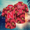 Nebraska Cornhuskers Hawaiian Shirt Leafs Printed