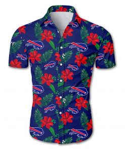 Buffalo Bills Hawaiian Shirt Floral Button Up