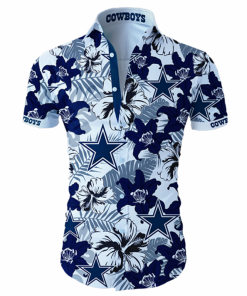 Dallas Cowboys Hawaiian Shirt Tropical Flower Edition