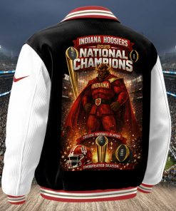 Indiana Hoosiers 2025 National Champions Varsity Jacket β College Football Playoff Undefeated Season