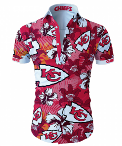 Kansas City Chiefs Hawaiian Shirt Tropical Flower