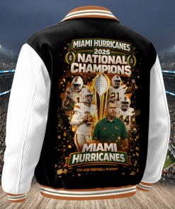 Miami Hurricanes 2025 National Champions Varsity Jacket β College Football Playoff Champions