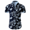 Oakland Raiders Hawaiian Shirt Tropical Flower