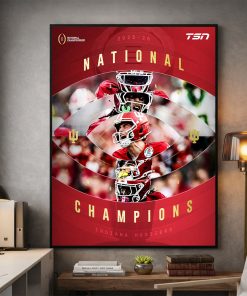 Indiana Hoosiers National Champions Poster – Legendary Team & Trophy Edition