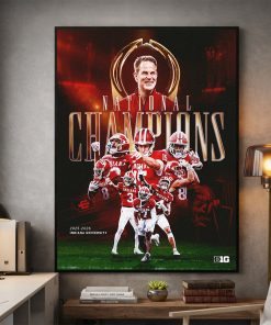 Indiana Hoosiers National Champions Poster – Complete Roster Celebration