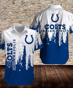 NFL Sport Indianapolis Colts Button Shirt Design 3D Full Printed Sizes S - 5XL NABY378
