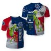 NFL Sport Tennessee Titans The Grinch Christmas T-shirt Design 3D Full Printed Sizes S - 5XL - NABU18D