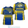 NFL Sport Los Angeles Rams Custom Name T-shirt Design 3D Full Printed Sizes S - 5XL - NMKI99C