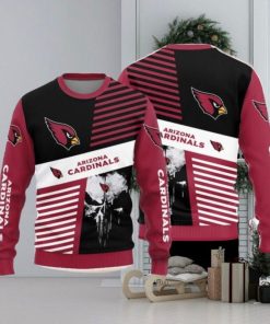 NFL Sport Arizona Cardinals Skull Christmas Sweater Design 3D Full Printed Sizes S - 5XL - NABO34