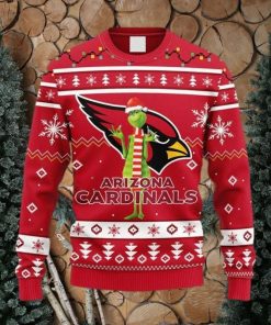 NFL Sport Arizona Cardinals Grinch Christmas Sweater Design 3D Full Printed Sizes S - 5XL - NABO16