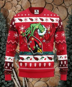 NFL Sport Arizona Cardinals Grinch Christmas Sweater Design 3D Full Printed Sizes S - 5XL - NABO14