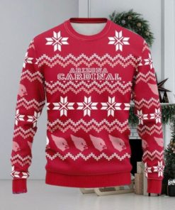 NFL Sport Arizona Cardinals Christmas Sweater Design 3D Full Printed Sizes S - 5XL - NABO12