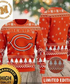 NFL Sport Chicago Bears Christmas Sweater Design 3D Full Printed Sizes S - 5XL - NABI148