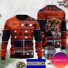 NFL Sport Chicago Bears Christmas Custom Name Sweater Design 3D Full Printed Sizes S - 5XL - NABI138