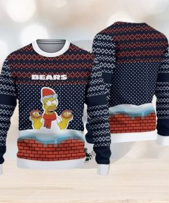 NFL Sport Chicago Bears Simpson Christmas Sweater Design 3D Full Printed Sizes S - 5XL - NABI134