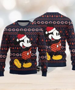 NFL Sport Chicago Bears Micky Mouse Christmas Sweater Design 3D Full Printed Sizes S - 5XL - NABI130