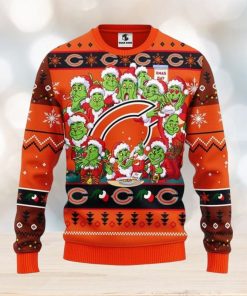 NFL Sport Chicago Bears Grinch Christmas Sweater Design 3D Full Printed Sizes S - 5XL - NABI119