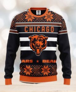 NFL Sport Chicago Bears Christmas Sweater Design 3D Full Printed Sizes S - 5XL - NABI118