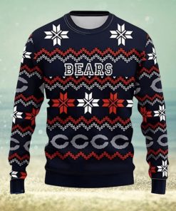 NFL Sport Chicago Bears Christmas Sweater Design 3D Full Printed Sizes S - 5XL - NABI116