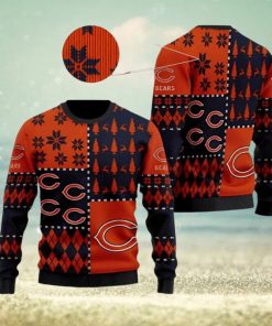 NFL Sport Chicago Bears Christmas Sweater Design 3D Full Printed Sizes S - 5XL - NABI107