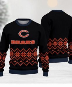 NFL Sport Chicago Bears Christmas Sweater Design 3D Full Printed Sizes S - 5XL - NABI104