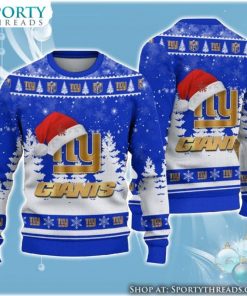 NFL Sport New York Giants Christmas Sweater Design 3D Full Printed Sizes S - 5XL - NABI75