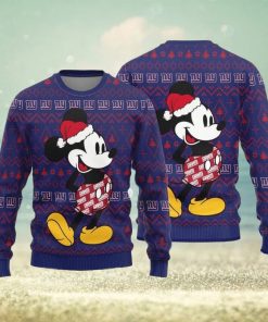 NFL Sport New York Giants Micky Mouse Christmas Sweater Design 3D Full Printed Sizes S - 5XL - NABI72