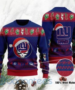 NFL Sport New York Giants Dead SKull And Bears Christmas Sweater Design 3D Full Printed Sizes S - 5XL - NABI62