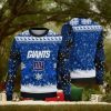 NFL Sport New York Giants Snowstorm Christmas Sweater Design 3D Full Printed Sizes S - 5XL - NABI58