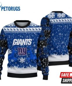 NFL Sport New York Giants Christmas Sweater Design 3D Full Printed Sizes S - 5XL - NABI31