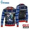 NFL Sport New York Giants Santa Claus Ho Ho Ho Christmas Sweater Design 3D Full Printed Sizes S - 5XL - NABI30