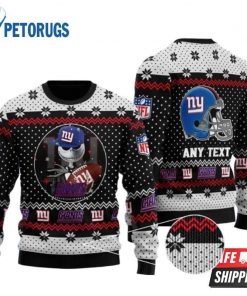 NFL Sport New York Giants Christmas Custom Name Sweater Design 3D Full Printed Sizes S - 5XL - NABI28