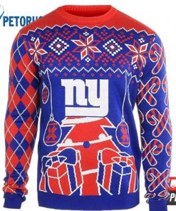 NFL Sport New York Giants Christmas Sweater Design 3D Full Printed Sizes S - 5XL - NABI27