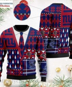 NFL Sport New York Giants Christmas Sweater Design 3D Full Printed Sizes S - 5XL - NABI14