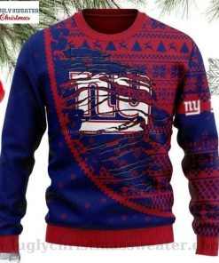 NFL Sport New York Giants Christmas Sweater Design 3D Full Printed Sizes S - 5XL - NABI13