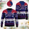 NFL Sport New York Giants Christmas Sweater Design 3D Full Printed Sizes S - 5XL - NABI09