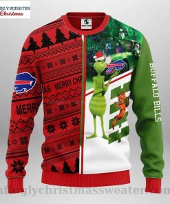 NFL Sport Buffalo Bills Christmas Sweater Design 3D Full Printed Sizes S - 5XL - NMAV30
