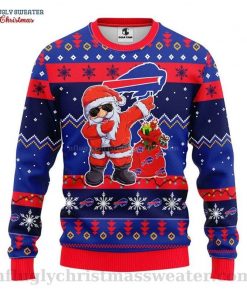 NFL Sport Buffalo Bills Santa Claus Dabbing Christmas Sweater Design 3D Full Printed Sizes S - 5XL - NABU499