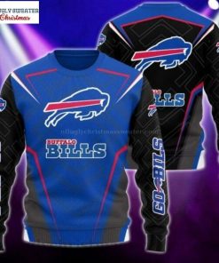 NFL Sport Buffalo Bills Christmas Sweater Design 3D Full Printed Sizes S - 5XL - NABU494
