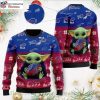NFL Sport Buffalo Bills Baby Yoda Christmas Sweater Design 3D Full Printed Sizes S - 5XL - NABU490